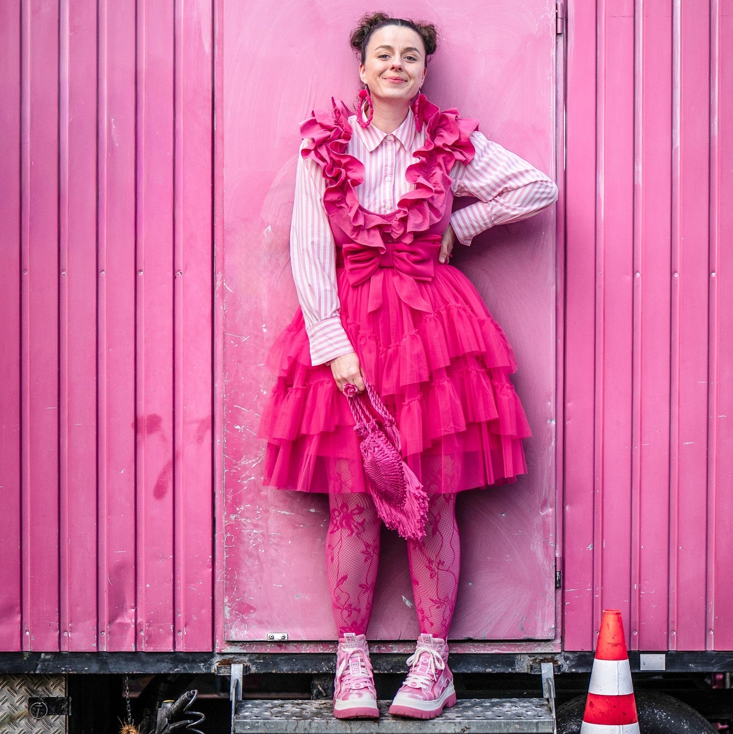 Mesh-Rock - Granatapfel