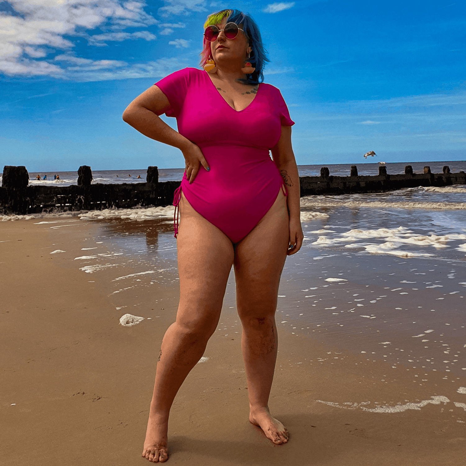 Swimsuit - Show me the money - Hot Pink - Snag