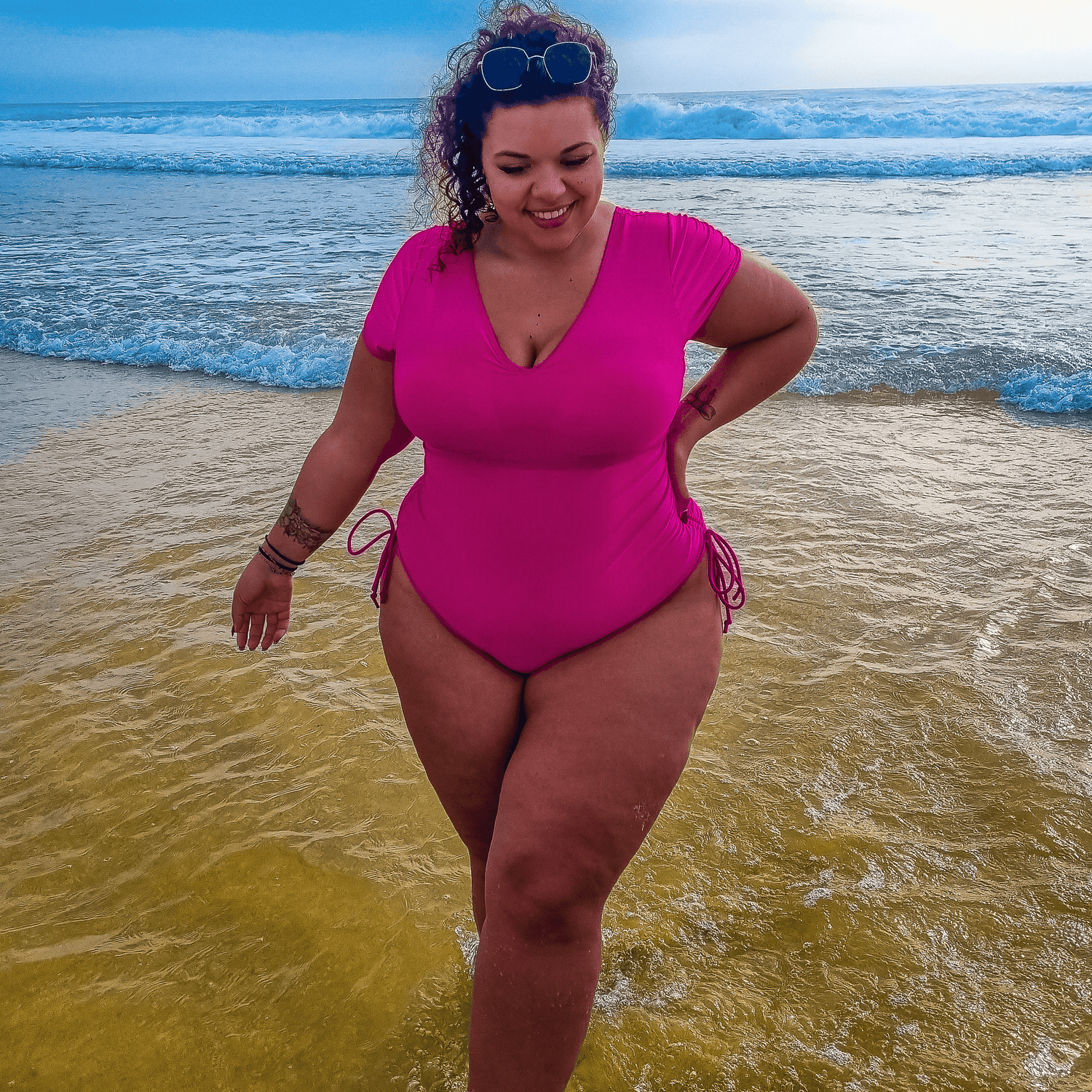 Swimsuit - Show me the money - Hot Pink - Snag