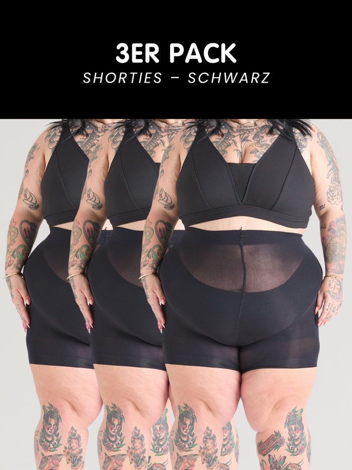 Shorties Black 3er-Pack