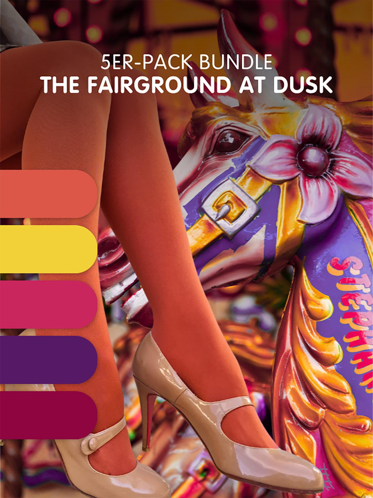 5er-Pack Bundle - The Fairground At Dusk