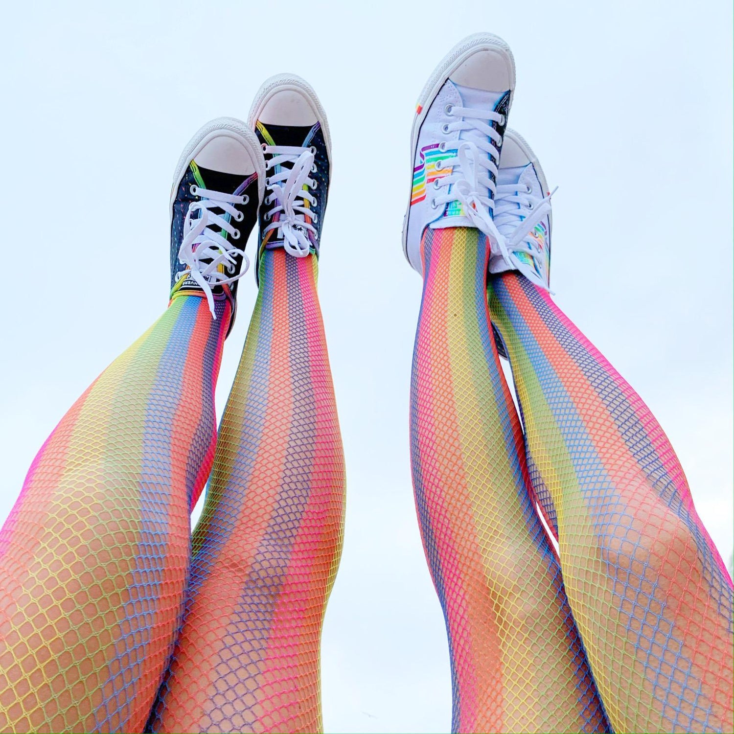 Tights - Netzstrumpfhosen - Rainbow