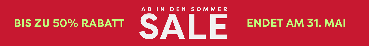 Spring-Into-Summer Sale: Up to 50% off until 31st May