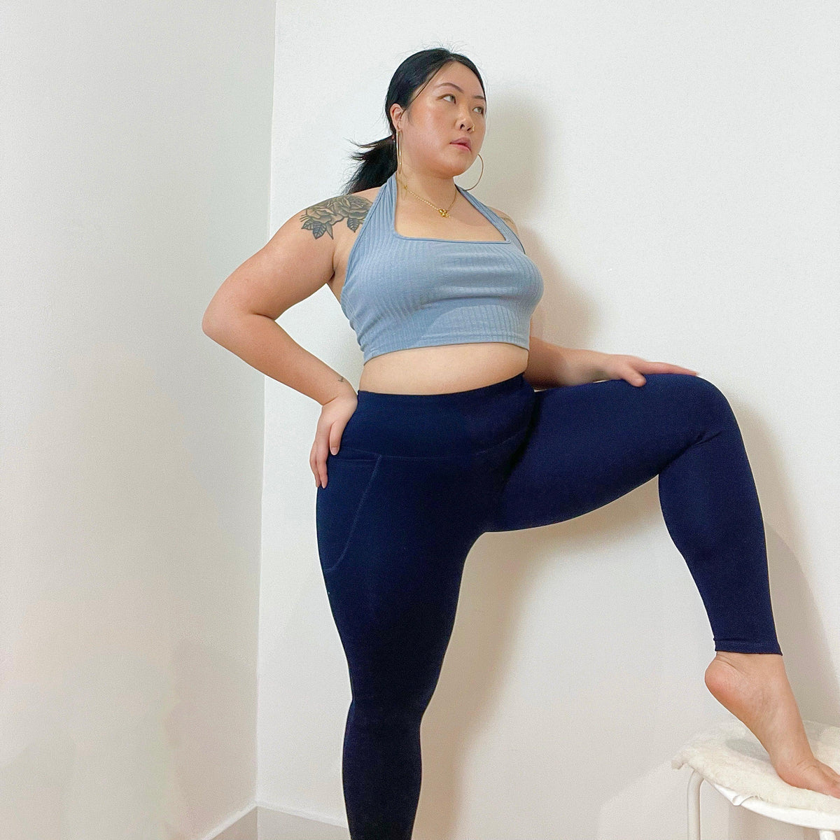 Squat-Proof Leggings - Navy