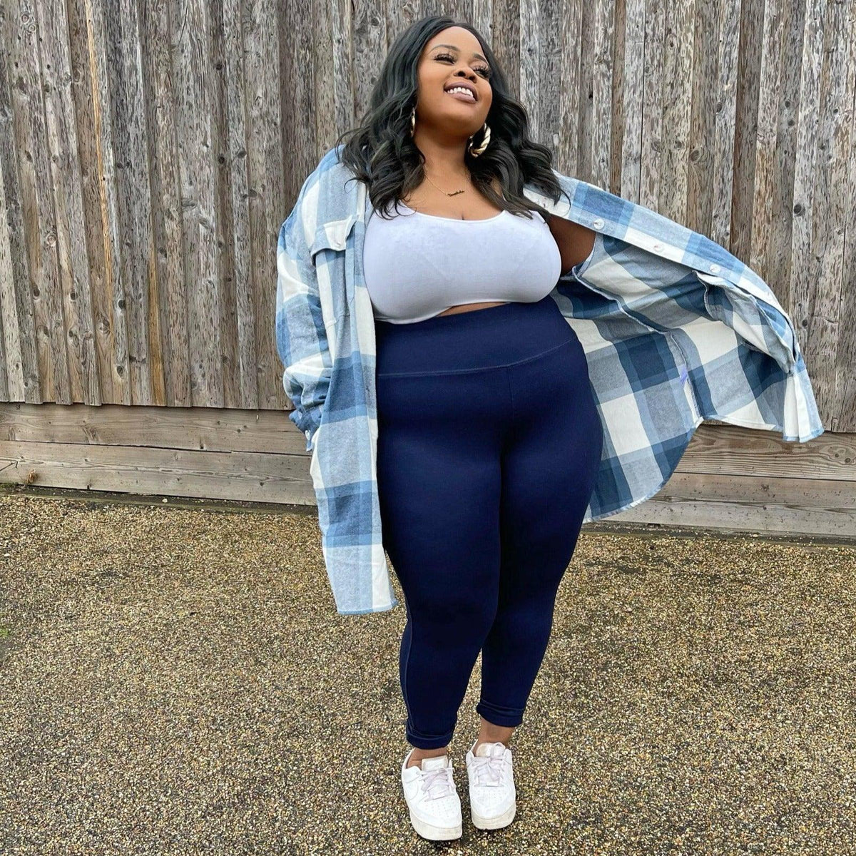 Squat-Proof Leggings - Navy