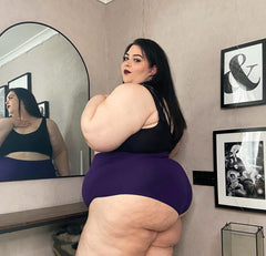 Super High Waist Knickers - Suffragette Purple - Snag