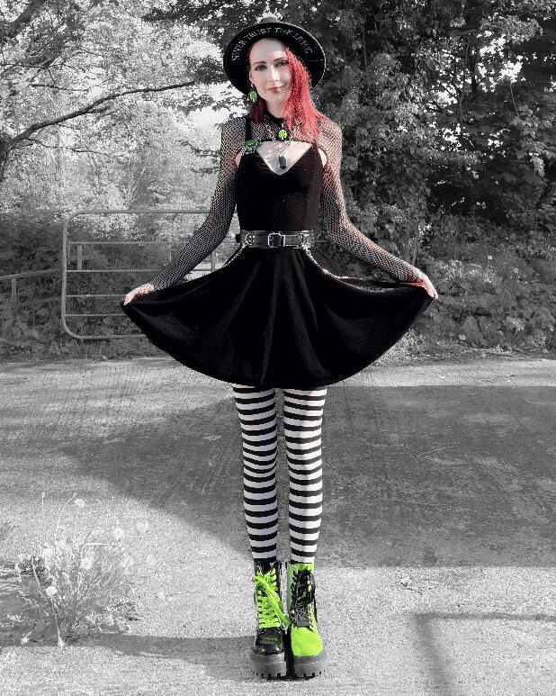 Ringelstrumpfhosen - Witch