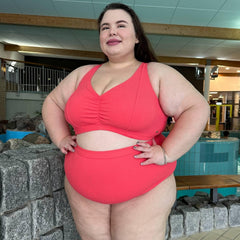 There Can Be Only One Bikini Top - Coral - Snag