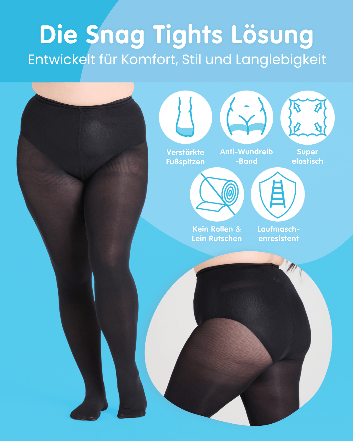 80 Denier Strumpfhosen - Gnome Nose