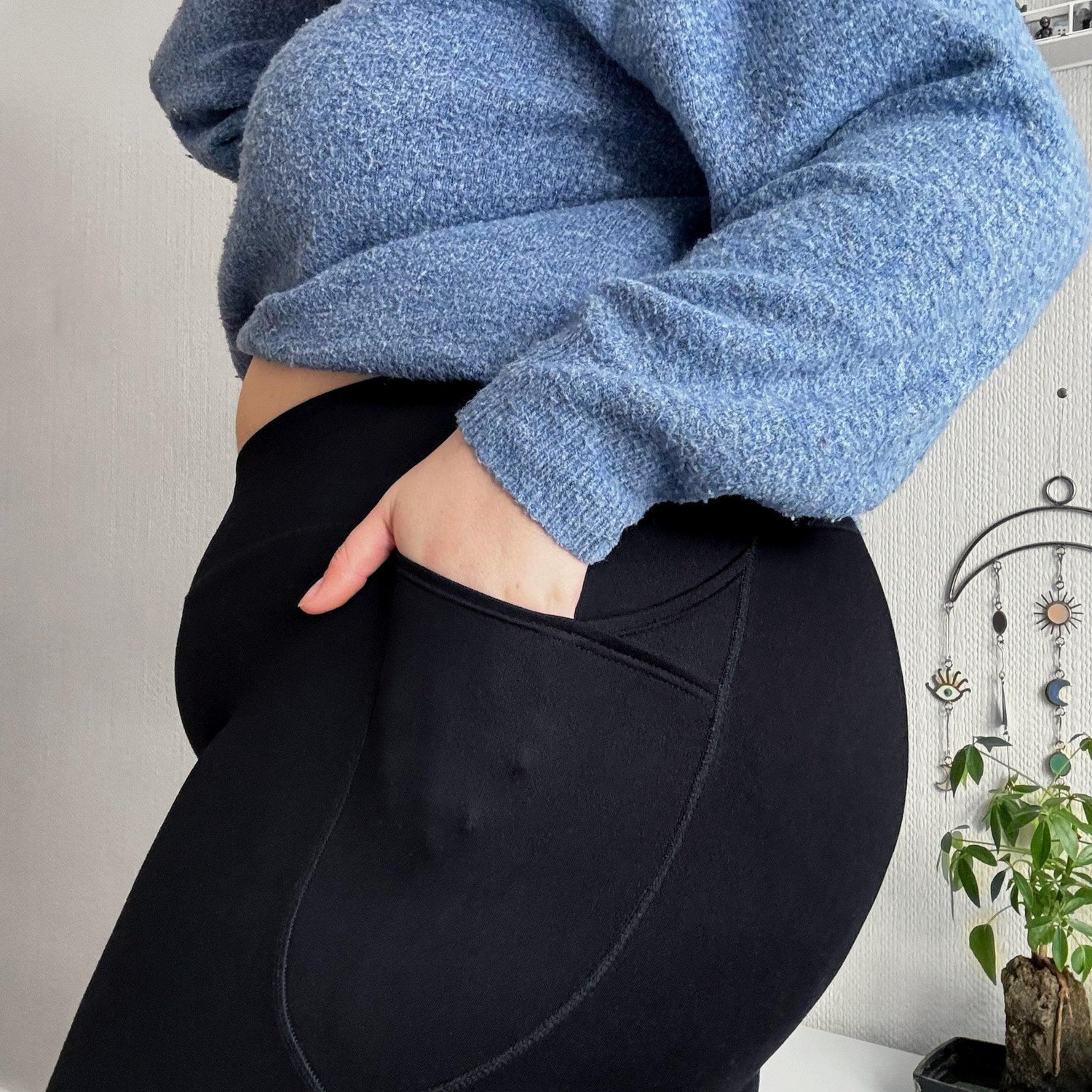 Squat-Proof Leggings V2 – Schwarz (Lang) – 3er-Pack