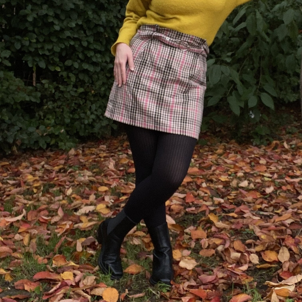 LE Tights - Rippstrumpfhosen - Schwarz