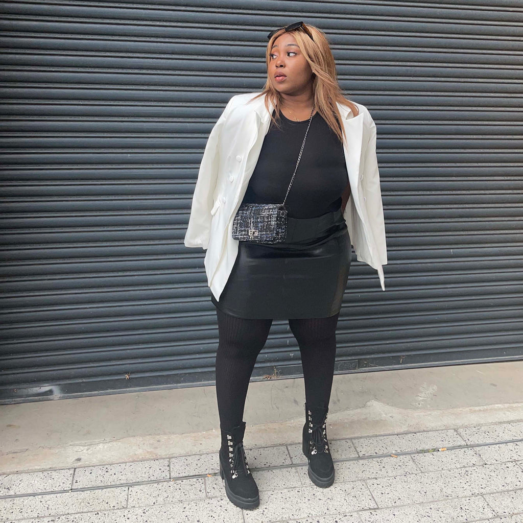 LE Tights - Rippstrumpfhosen - Schwarz